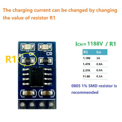 MPPT Solar Charge Controller 3.7V 4.2V 18650 LiPo Li-ion Lithium Battery Charger Module 1A Solar Panel Battery Charging Board