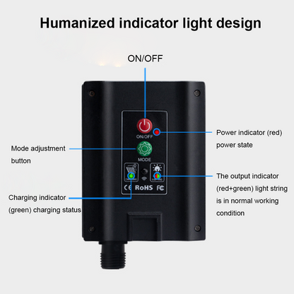 New Third-Generation Smart And Efficient LED Remote Control Solar Panel Christmas Halloween Outdoor Waterproof Light String