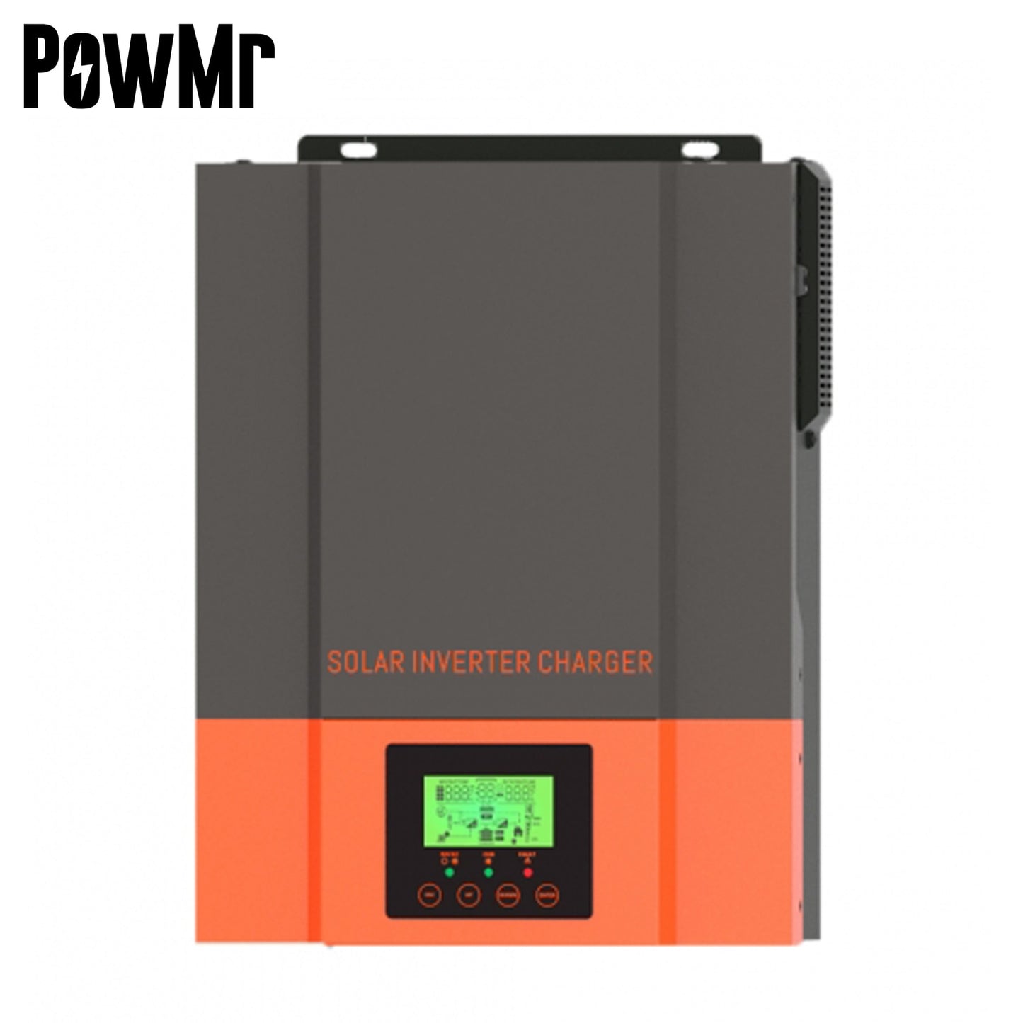 Inversor solar híbrido PowMr 1500W 12V 230V PV Max 450V Controlador solar integrado 80A MPPT Inversor de onda sinusoidal pura 1.5KW