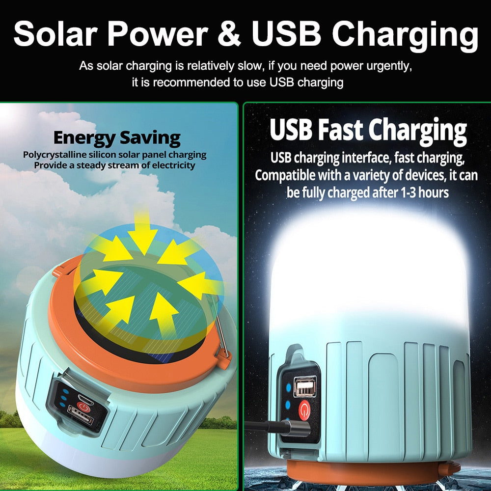 solar charging is relatively slow, if you need power urgently,