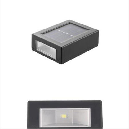 Solar 2LED Wall Lamp Garden Decoration Terrace Balcony Street Outdoor Waterproof Up And Down Luminous Landscape Lighting Lights