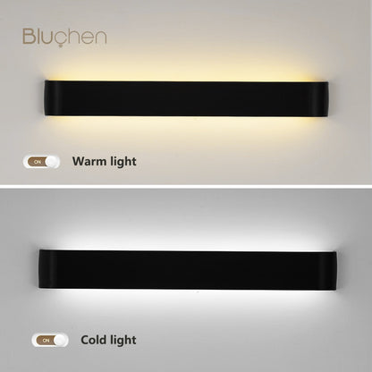 Led Wall Sconce Light Decor Wall Lamp Living Room Bedroom Indoor Wall Light For Home Brushed Aluminum Wall lighting Fixture