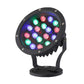 Bunte LED-Rasenlampe im Freien, wasserdicht, regendicht, Licht, Bodenlampe, Baumprojektionslichter, Hoflandschaftslampen, Garten
