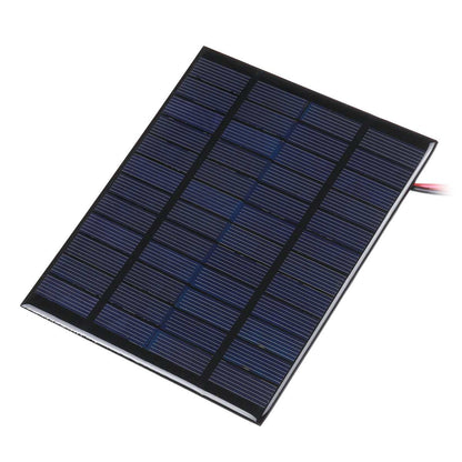 20W Solar Panel 12V Polycrystalline Silicon Solar Cell DIY Cable Waterproof Outdoor Rechargeable Power System For Outdoor Campin