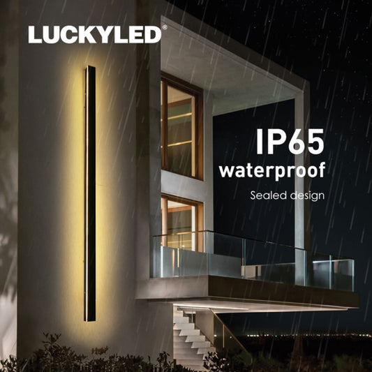 LUCKYLED Moderne Led-Wandleuchte AC85-265V Wasserdicht IP65 Außenbeleuchtung Garten Veranda Lange Wandleuchte Innendekoration Wandleuchte