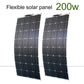 kit de painel solar e 300 w 200 w 100 w painéis solares flexíveis 12 v 24 v módulo carregador de bateria de alta eficiência