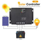 Contrôleur de charge solaire MPPT avec régulateur de charge de panneau solaire Bluetooth GEL / AGM / Inondé / LiFePO4 (12,8 V) / Lithium ion (NCM)