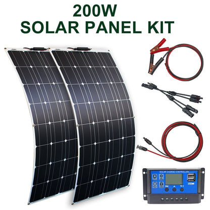 DGSUNLIGHT, 200w SOLAR PANEL KIT SOLAR CHARGE