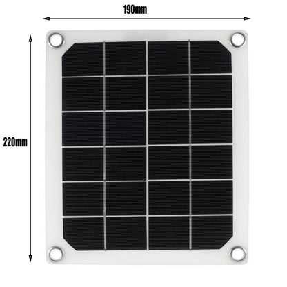 50W Solar Panel Portable Dual USB 5V 2A Battery Charger Solar Cell Board Car Charger For Phone RV Car Boat Yacht Camping