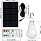 Lâmpada solar LED luz à prova d'água ao ar livre 5V carregada USB pendurada luz solar de emergência lâmpada alimentada portátil poderosa casa interna