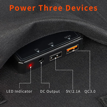 Power Three Devices LED Indicator DC Output 5V/