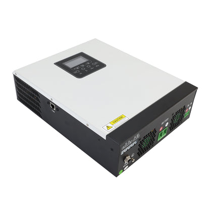 PowMr 2.4KW Hybrid Inverter 24V 3KVA Solar Inverter Pure Sine Wave MPPT PWM 70A 80A 230VAC 50Hz/60Hz Inversor