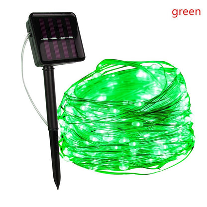 12M/22M/32M Outdoor Solar Light Outdoor Solar Fairy String Lights for Holiday Christmas Lights Waterproof  Solar Garden Lighting