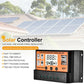 CORUI Solarladeregler, Solarpanel-Controller, LCD-Display, 12 V/24 V, MPPT/PWM, Lichtsteuerung, Verzögerungssteuerung, Smart Home