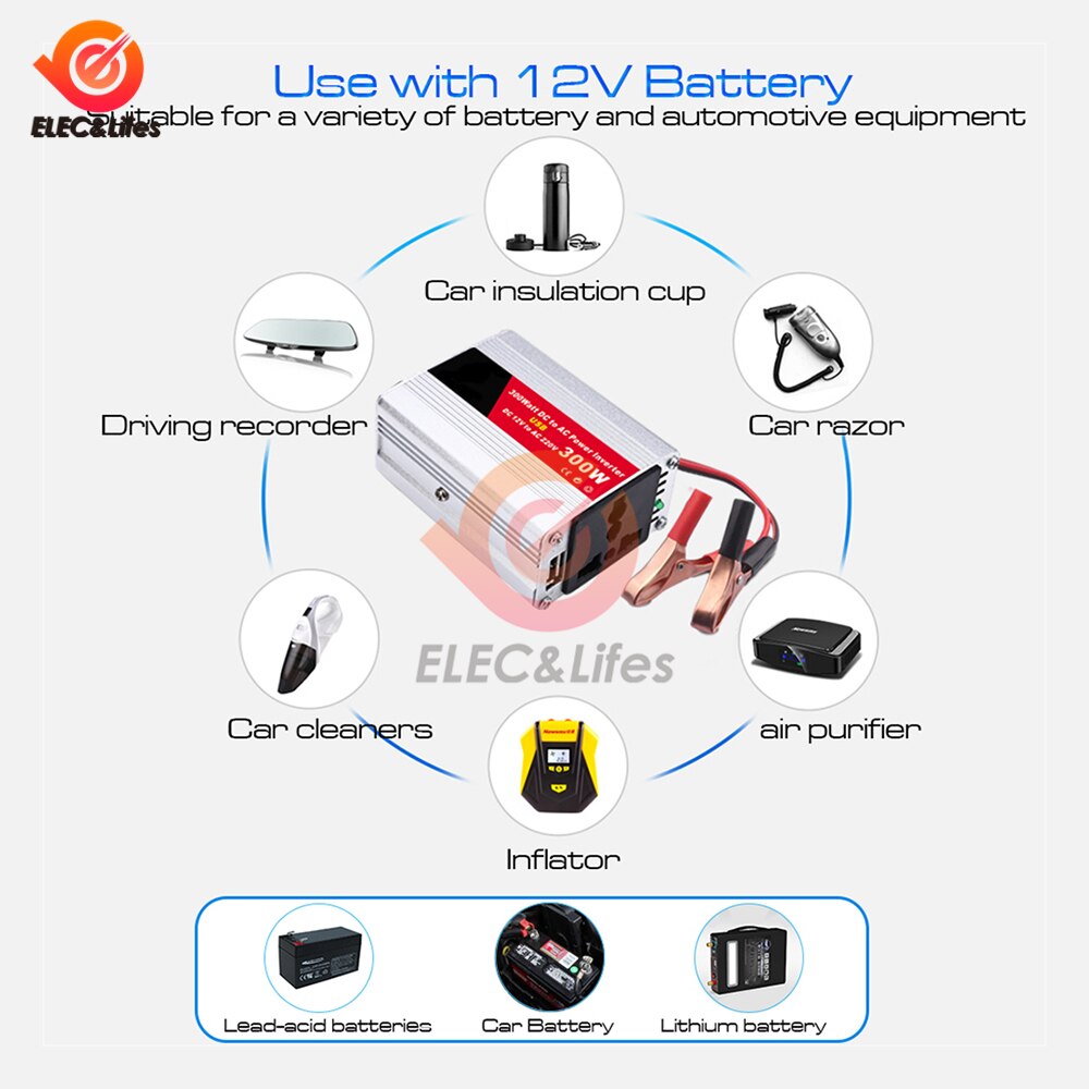 ElEczlitable for a variety of battery &