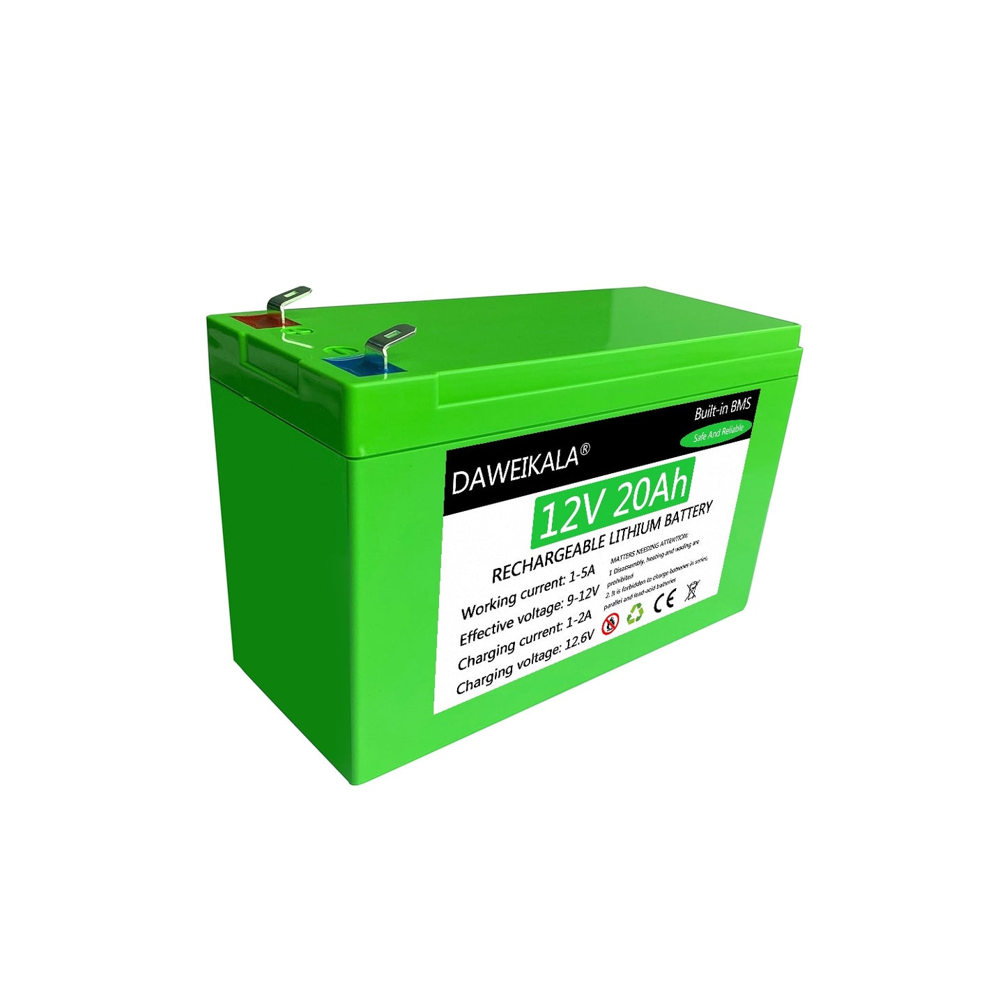 12V BATTERY LITHIUM E RECHARGE