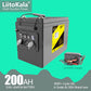 LiitoKala 12V 200Ah LiFePO4 batería 12,8 V potencia para RV Campers carrito de Golf todoterreno viento Solar fuera de la red, salida USB tipo C QC3.0