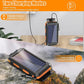 Banque d'énergie solaire 80000 mAh Portable charge Poverbank chargeur de batterie externe forte lumière LDE lumière pour tous les Smartphones