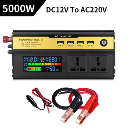 Power Inverter Car Inverter DC 12v/24v To AC 110V/220V 3000W 5000W 8000W 10000W Portable Power Bank Converter Solar Inverter