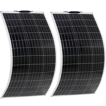 300W Solar Panel Kit Charge for 12V Battery Protable Flexible Solar Cells Battery Charger for Camping Car Yacht RV Mobile Phone