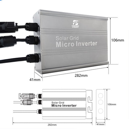 MPPT Solar Grid Tie Micro Inverter Home Solar On Grid System Solar Inverter Converter 500W/600W/700W Output 120V/230V