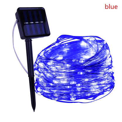 12M/22M/32M Outdoor Solar Light Outdoor Solar Fairy String Lights for Holiday Christmas Lights Waterproof  Solar Garden Lighting