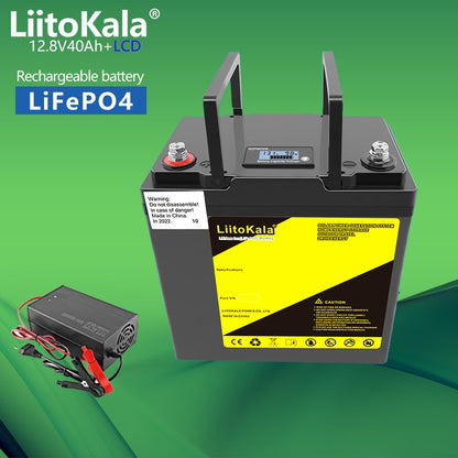 LiitoKala 24V 30Ah 40Ah lifepo4 battery Power Batteries For 8S 29.2V RV Campers Golf Cart Off-Road Off-grid Solar Wind