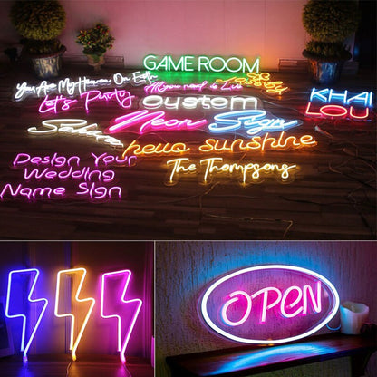 DC12V LED Neon Strip Light, GAME ROOM 0-E Mt Pee Ex Prt