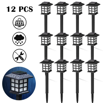 LED Solar Pathway Lights Lawn Lamp Outdoor Solar Lamp Decoration for Garden/Yard/Landscape/Patio/Driveway/Walkway Lighting