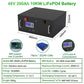 LiFePO4 48V 120Ah Bateria 6000 Ciclo 6.14KWH RS485 CAN PC Monitor 16S BMS 51.2V 100Ah 200Ah PV Desligado/Ligado Bateria do Inversor Gird