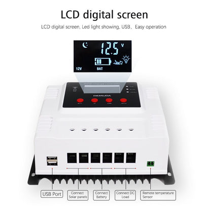 LCD digital screen, Led light showing; USB , Easy operation