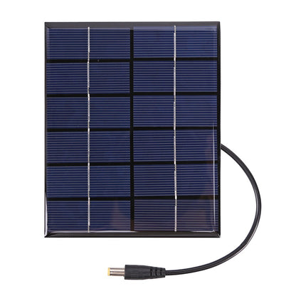 Solar Panel 10W 12V Outdoor DIY Solar Cells Charger Polysilicon Panels USB Outdoor Portable Solar for Cell Mobile Phone Chargers