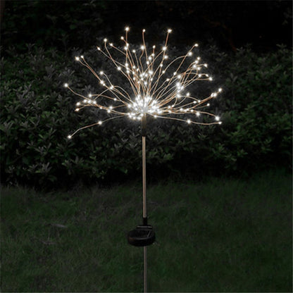 Solar Firework Lights Decoration Solar Garden Fairy Lights Waterproof DIY Dandelion Landscape Christmas Outdoor Decor Lawn Lamp