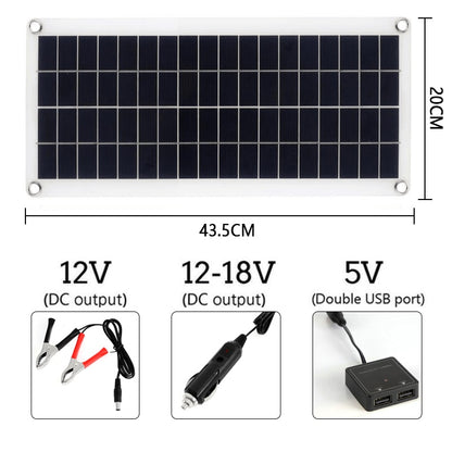 1000W Solar Panel, 2 43.5CM 12V 12-18V 5V (DC output