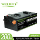 Neue 12V 200Ah 280Ah 400Ah 24v 100Ah 200Ah 48v 120Ah LiFePO4 Batterie Eingebautes BMS für Energiespeicherung zu Hause Solar Perfekt ohne Steuern