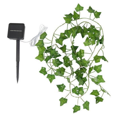 Fairy Lights 10m 100LED /5M 50 LED Solar Lights Maple Leaf Waterproof Outdoor Garland Solar Lamp Christmas for Garden Decoration