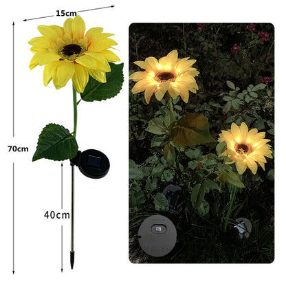 20LED Solar Lamp Solar Garlands Light Peach Flower Solar Lamp Power LED String Fairy Lights  Garden Christmas Decor for Outdoor