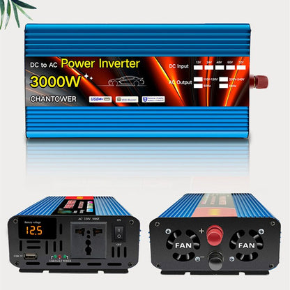 Solar Inverter 12v 220v 500W 1000W 2000W 3000W Modified Sine Wave Inversor Voltage Transformer Auto Power Converter Car Inverter