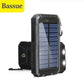 Solar 80000 mAh Power Bank Dual USB Powerbank Wasserdichter Akku Externes tragbares Laden mit LED-Licht 2USB Powerbank