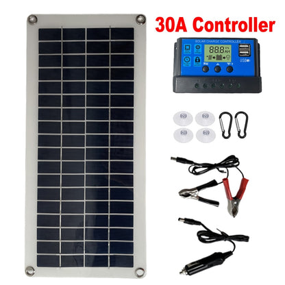 100W Solar Panel, 30A Controller SOLR CHARGE CONTROLLER 888