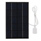 USB Solar Panel Outdoor 5W 5V Portable Solar Charger Pane Climbing Fast Charger Polysilicon Travel DIY Solar Charger Generator