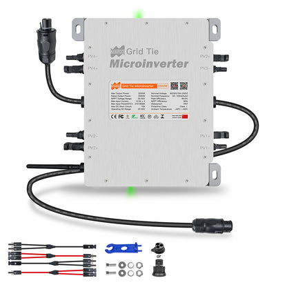 WiFi Deye 2000W INMETRO VDE IEC Solar Micro Inverter With Limiter 20-60V DC To 184-265VAC MPPT IP67,Ship From EU Brazil US RU