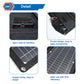 Cargador de Panel Solar portátil actualizado, 28W, 21W, 14W, doble USB, 5V, 18V CC, Panel Solar plegable para acampar, para banco de energía de carga de teléfono