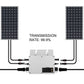 VEVOR 600W 1200W Solar Grid Tie Micro Inverter MPPT DC 22-50V zu AC 220V/110V Wasserdichter IP65 Konverter für Haushaltsgeräte