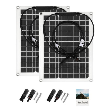 1500W Solar Power System Kit Battery Charger 300W Solar Panel 10-60A Charge Controller Complete Power Generation Home Grid Camp