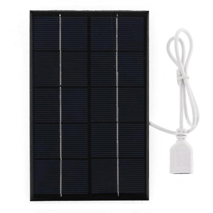 USB-Solarpanel im Freien, 5 W, 5 V, tragbares Solar-Ladegerät, Klettern, Schnellladegerät, Polysilizium, Reise, DIY, Solar-Ladegerät, Generator