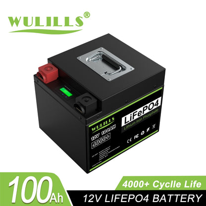 New 12V 200Ah 280Ah 400Ah 24v 100Ah 200Ah 48v 120Ah  LiFePO4 Battery Built in -BMS for Home Energy Storage Solar Perfect  No Tax