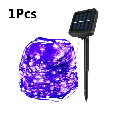 7/12/32M Solar Led Light Outdoor Solar Light Waterproof Fairy Garland String Lights Christmas Party Solar Lamp Garden Decoration