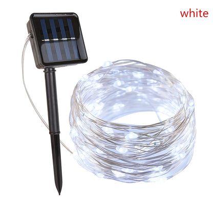 12M/22M/32M Outdoor Solar Light Outdoor Solar Fairy String Lights for Holiday Christmas Lights Waterproof  Solar Garden Lighting