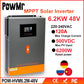PowMr 6.2KW On-grid&Grid Tied Inverter 48V à 230VAC Sortie MPPT 120A et Max Panneau Solaire 500VDC Entrée pour Batterie Solaire Lifepo4